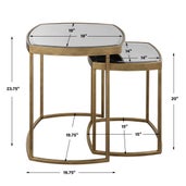 Vista Nesting Tables, S/2