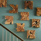 Talia Wood Wall Decor, S/9