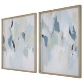 Seabreeze Framed Canvases, S/2