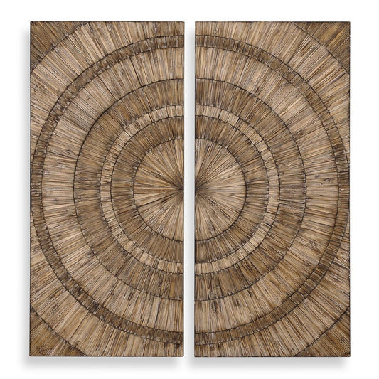 Lanciano Wood Wall Panels, S/2