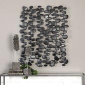 Skipping Stones Metal Wall Decor