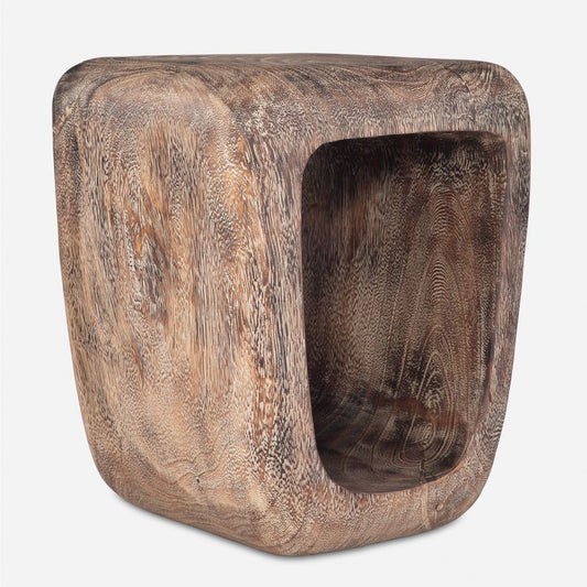 Loophole Accent Stool, Bleached Wash