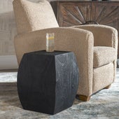 Grove Accent Stool, Black