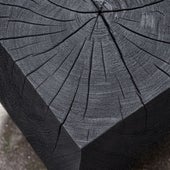 Grove Accent Stool, Black