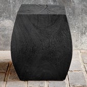 Grove Accent Stool, Black