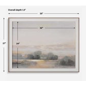 Atmospheric Neutral Framed Print