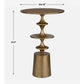 Flight Accent Table, Brass