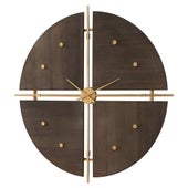 Walnut Elegance, Clock