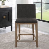 Klemens Counter Stool, Chocolate