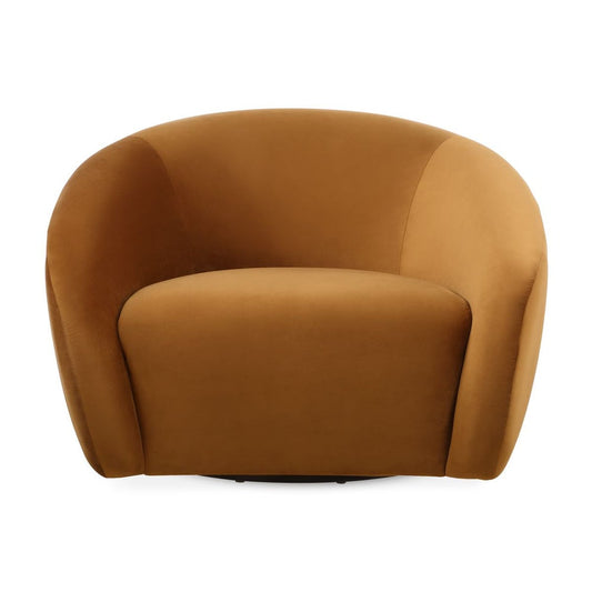 DeSoto Swivel Chair, Hazlenut