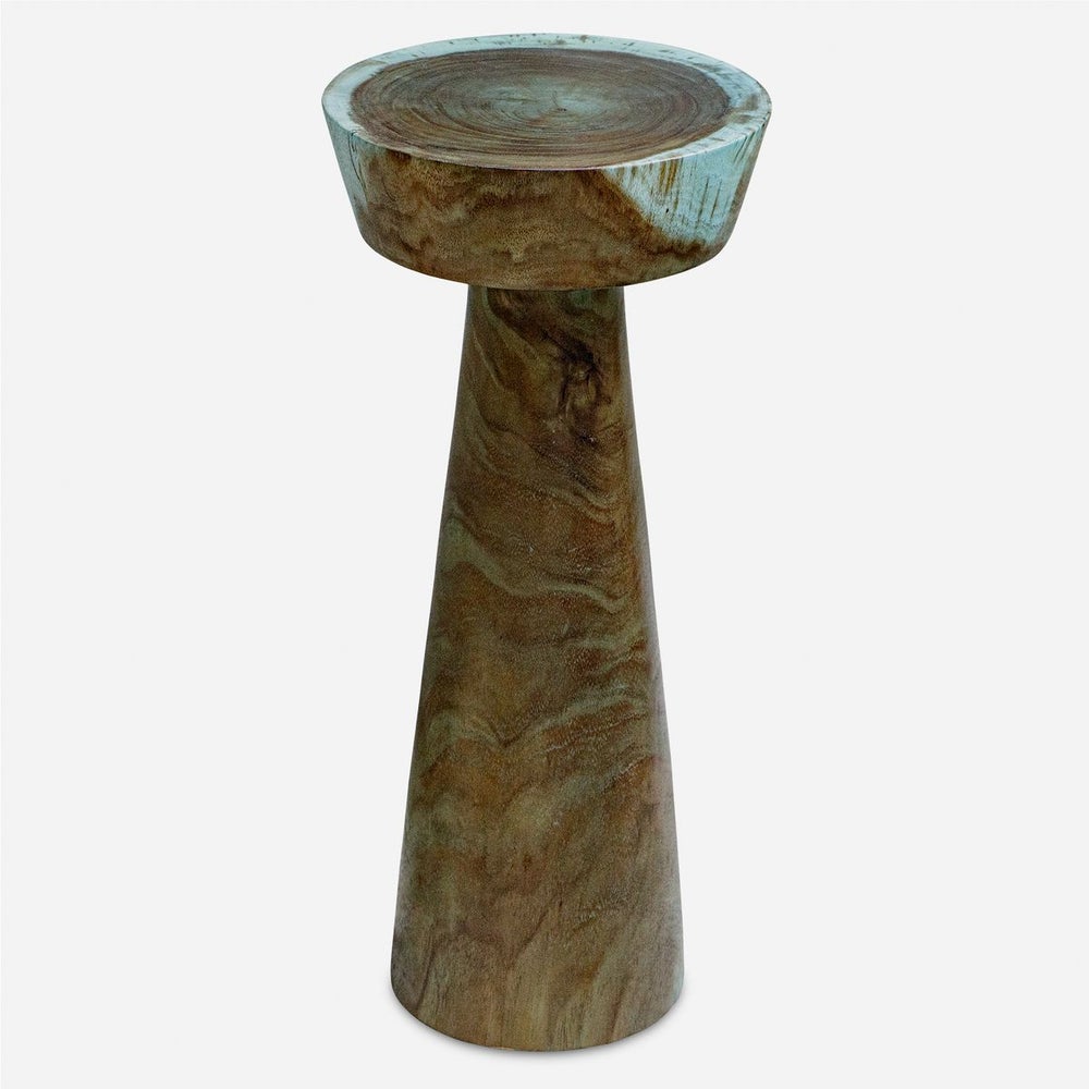 Mano Drink Table, Blue-Green