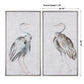 Summer Birds Hand Painted Canvases, S/2