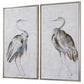 Summer Birds Hand Painted Canvases, S/2