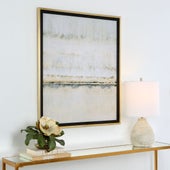 Gilded Horizon Framed Print