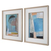 Brilliant Clouds Framed Prints, S/2