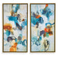 Casual Moments Framed Canvases, S/2