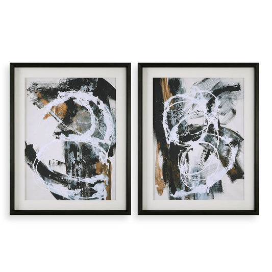 Winterland Framed Prints, S/2