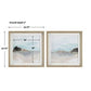 Glacial Coast Framed Prints, S/2