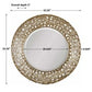 Alita Round Mirror, Champagne