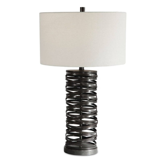 Alita Rust Black Table Lamp