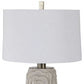 Zade Table Lamp, Gray