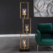 Cielo Floor Lamp, Gold