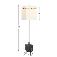 Escort Buffet Lamp, Black