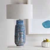 Magellan Table Lamp, Blue