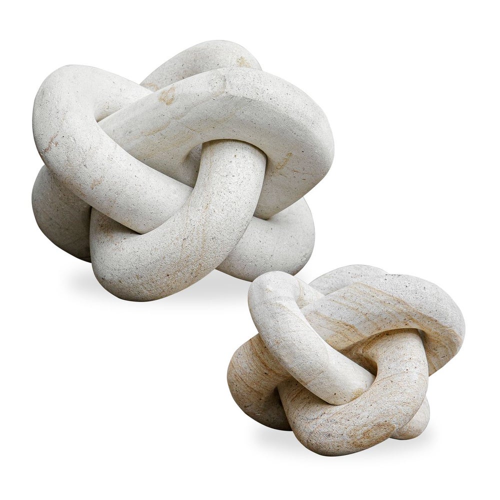 Limestone Link Sculptures, S/2