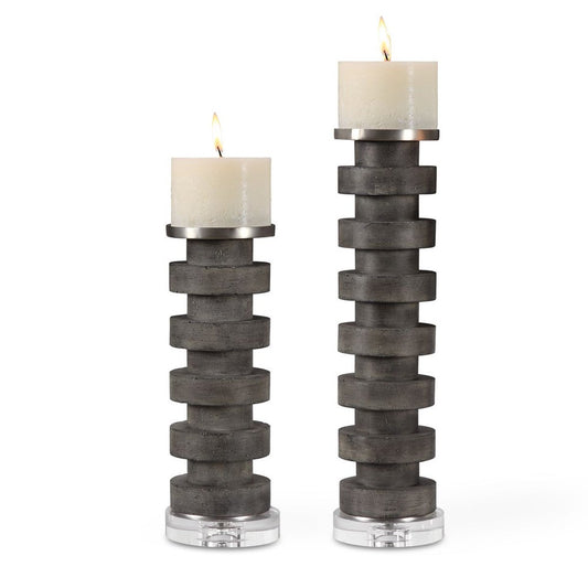 Karun Candleholders, S/2