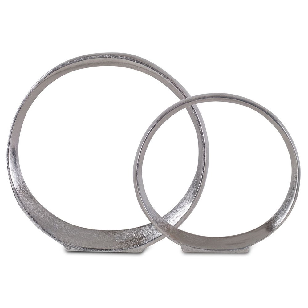 Orbits Ring Sculptures, Nickel, S/2