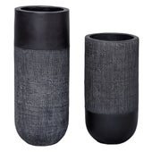 Woven Shadow Vases, S/2