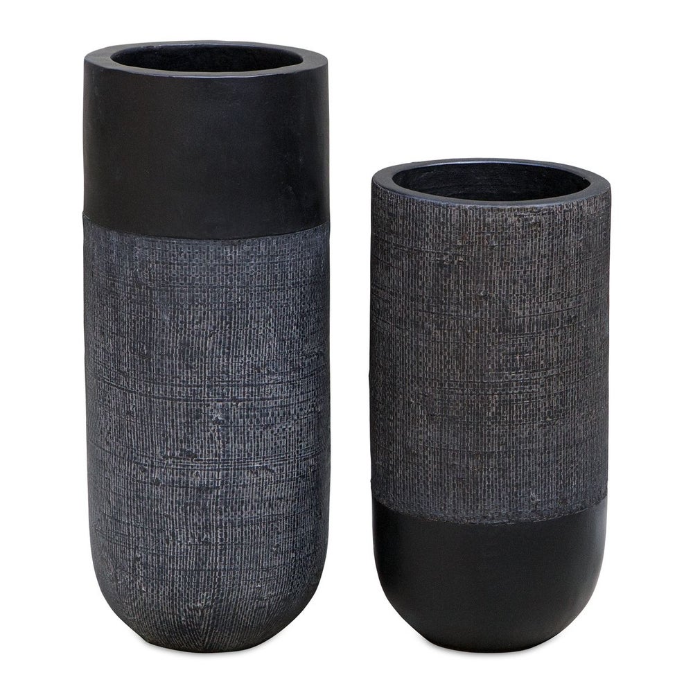 Woven Shadow Vases, S/2