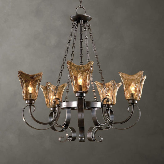 Vetraio, 5 Lt Chandelier