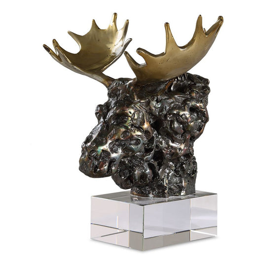 Moose Bust, Sculpture