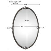 Carrick Oval Mirror