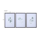 Simple Sage Framed Prints, S/3