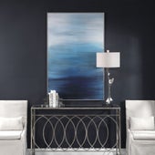 Moonlit Sea Hand Painted Canvas