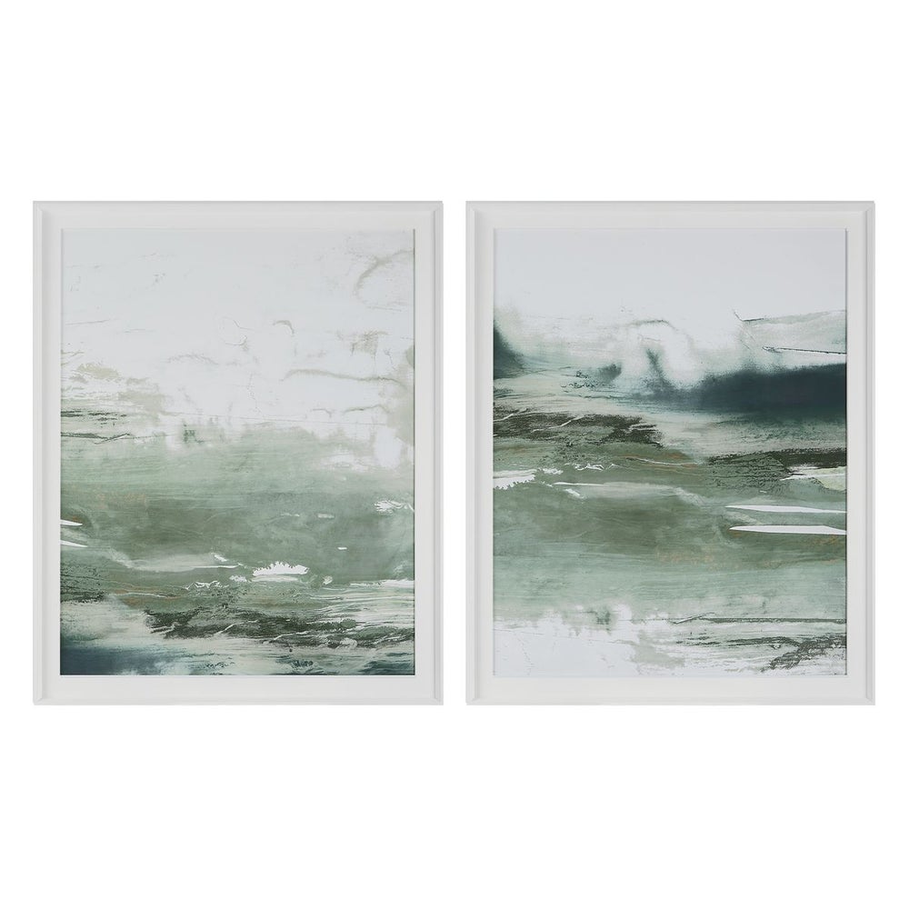 Emerald Daze Framed Prints, S/2