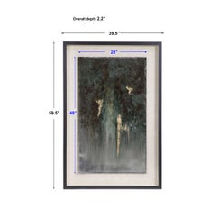 Rustic Patina Grande Framed Print