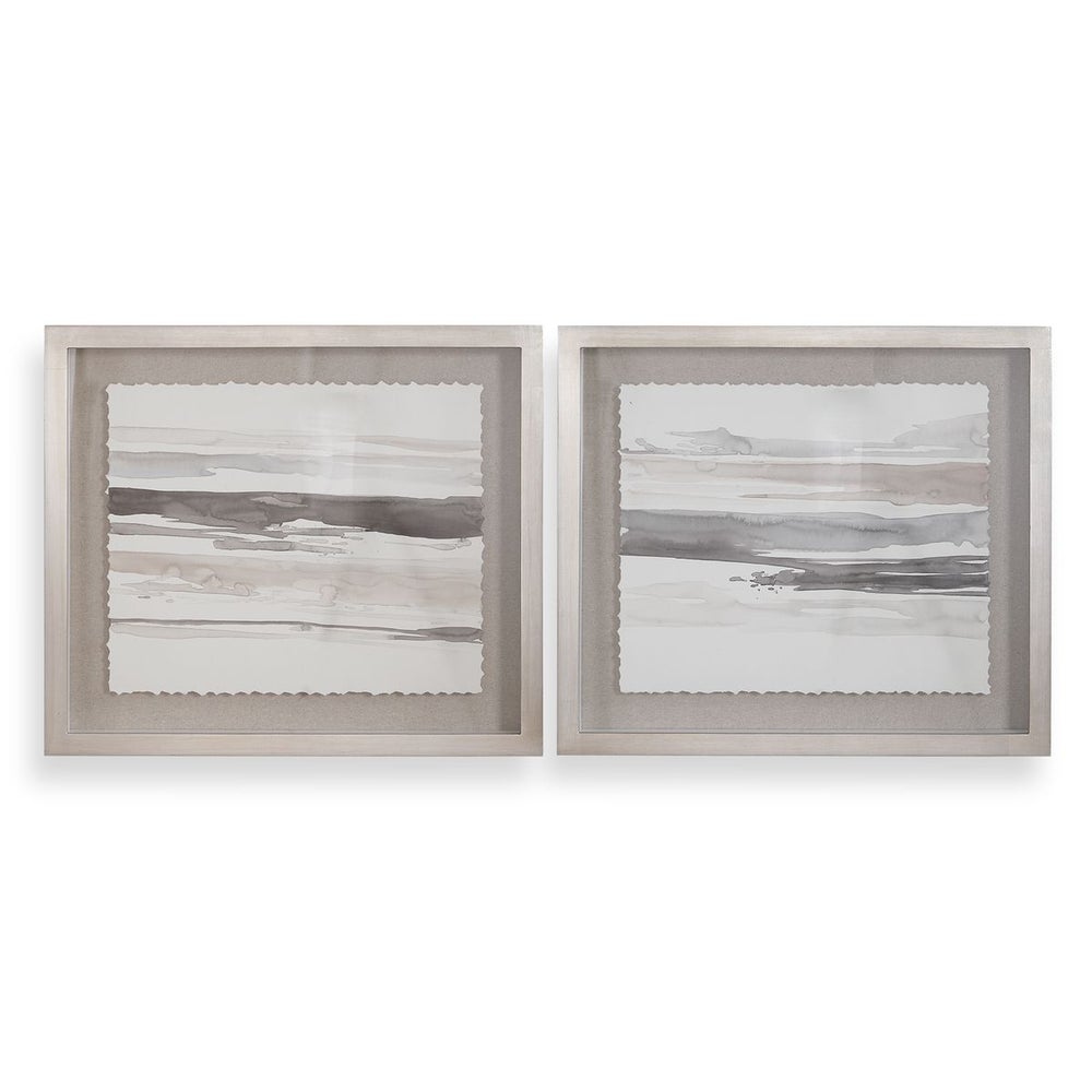 Neutral Landscape Framed Prints, S/2