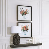 Fresh Flowers Framed Prints, S/2