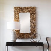 Teak Branch Mirror, Natural