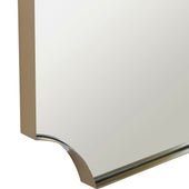 Lennox Mirror, Brass