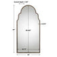 Brayden Tall Arch Mirror, Bronze