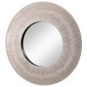 Sailor's Knot Round Mirror, White