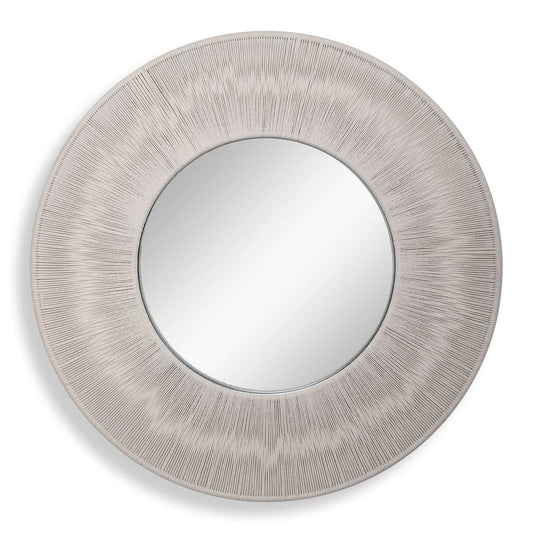 Sailor's Knot Round Mirror, White