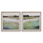 Vivid Vista Framed Prints, S/2