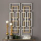 Aerin Metal Wall Panels, S/2