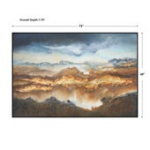 Valley Of Light Hand Painted Canvas